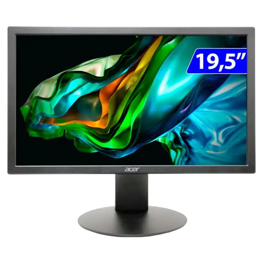 Monitor Acer LED 19,5 Polegadas HD HDMI VGA E200Q