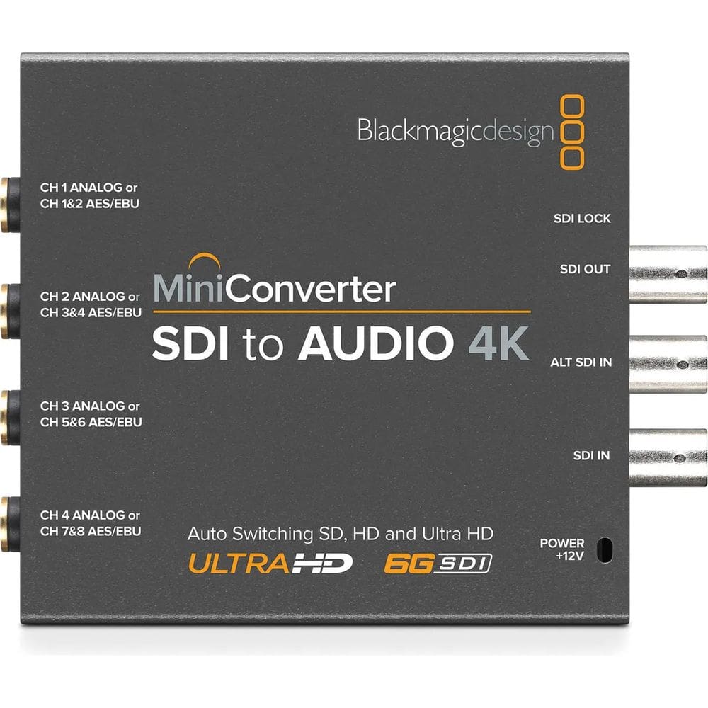 Micro Conversor Blackmagic Design Sdi Audio 4K CONVMCSAUD4K