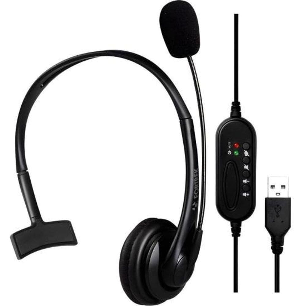 Headset Fortrek FK 731A USB: Qualidade e Conforto