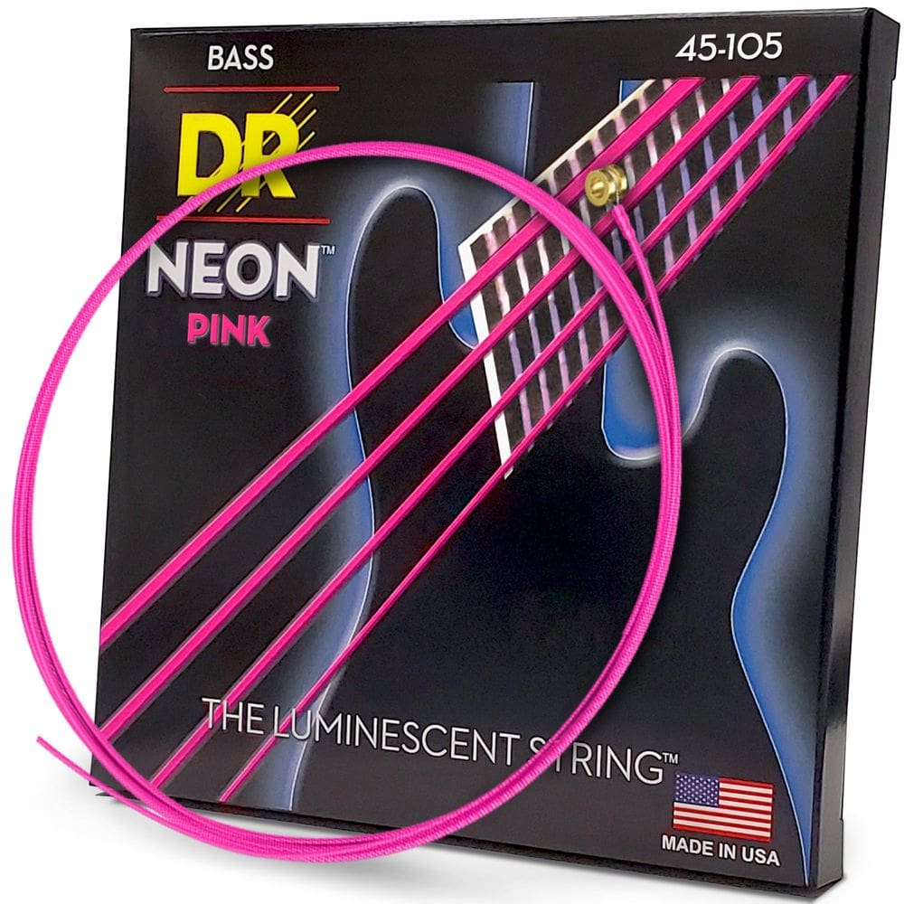 Cordas para baixo DR Strings HI-DEF NEON NPB-45
