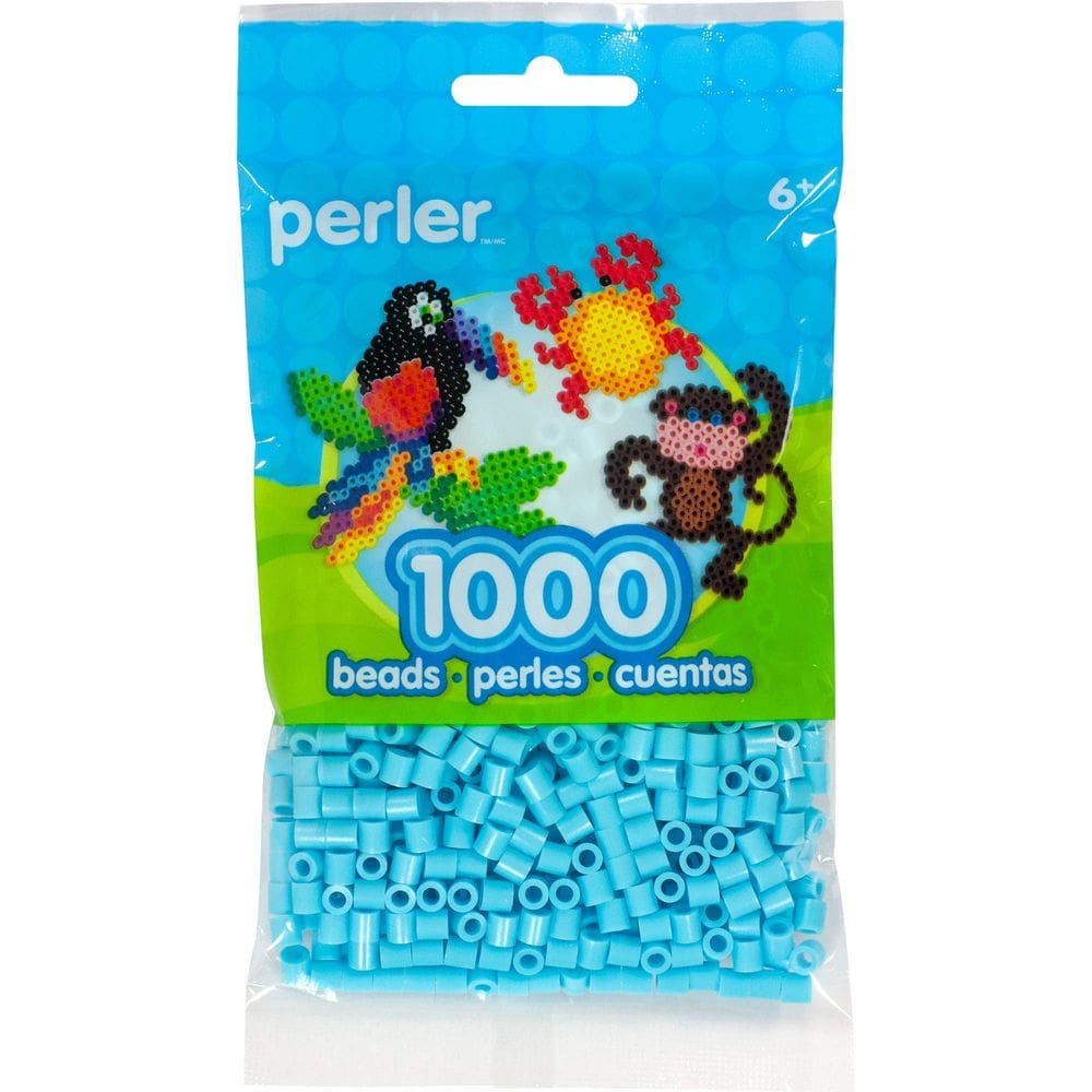 Fuse Beads Perler 80-15216 para artesanato, 1000 unidades em azul celeste