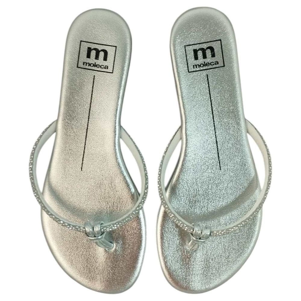 Chinelo De Dedo Feminino Rasteirinha Moleca Brilho 5557.103