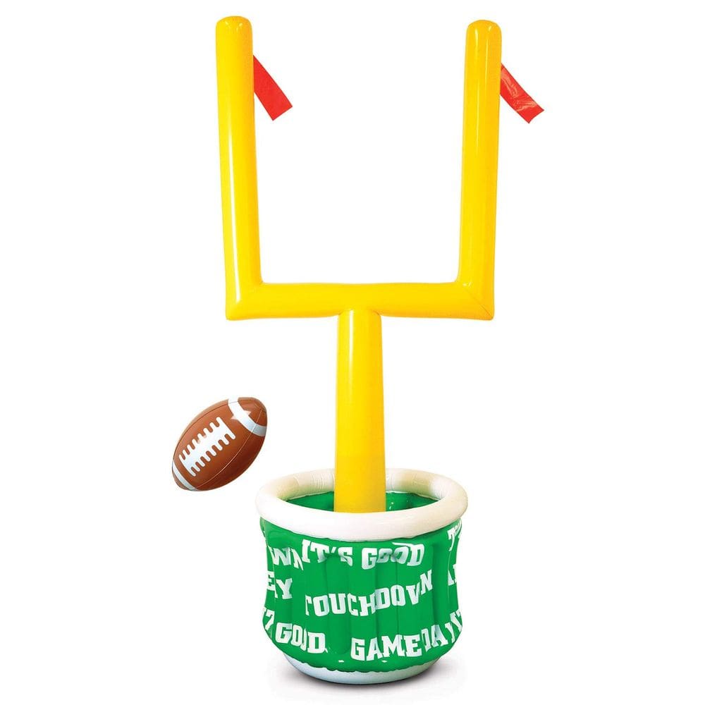 Beistle inflável Goal Post Cooler com 60 latas de futebol