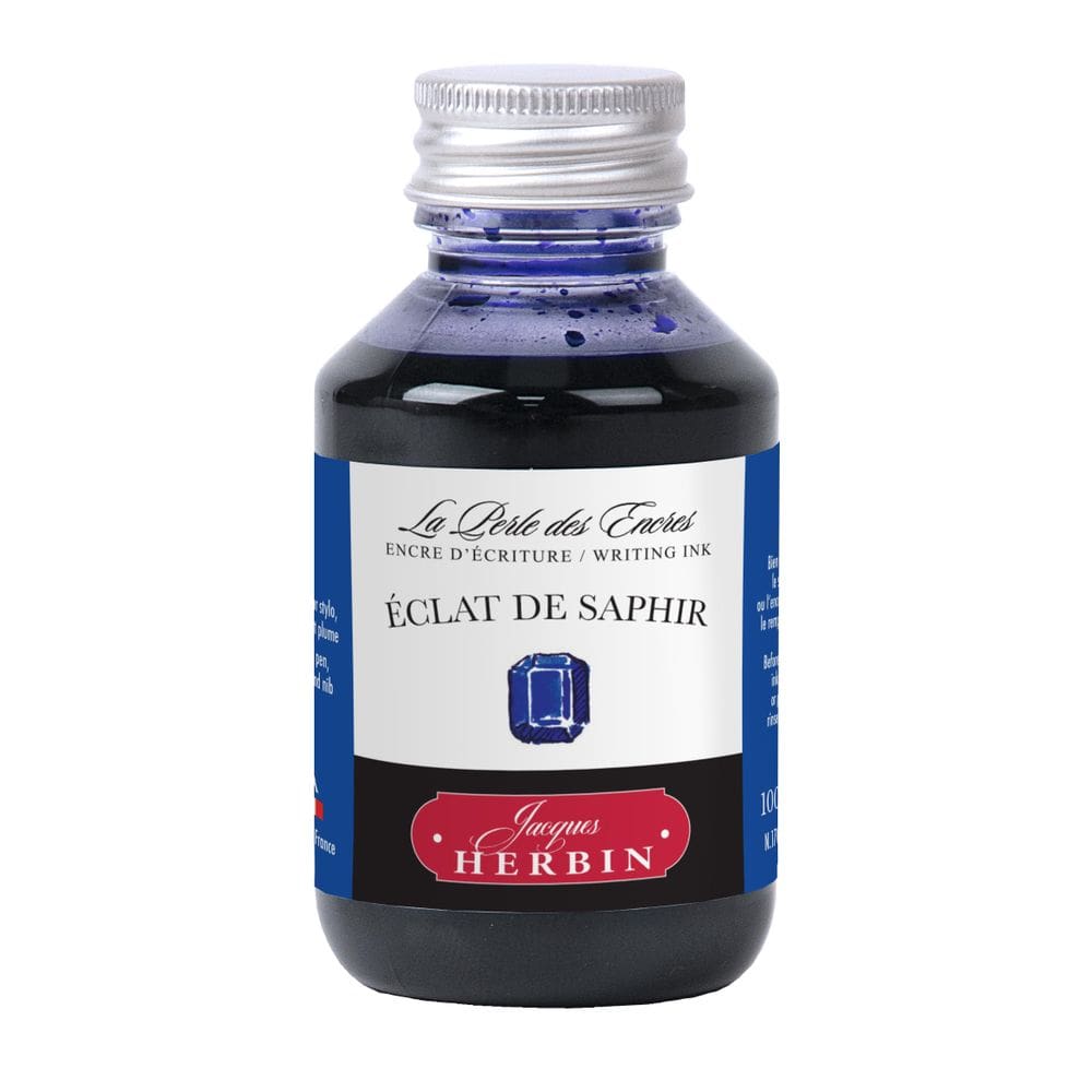 Tinta de caneta-tinteiro Jacques Herbin ECLAT De Saphir 100mL