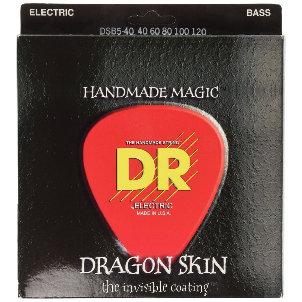 Cordas de guitarra DR Strings DR B Drag DSB5-40 em aço inoxidável
