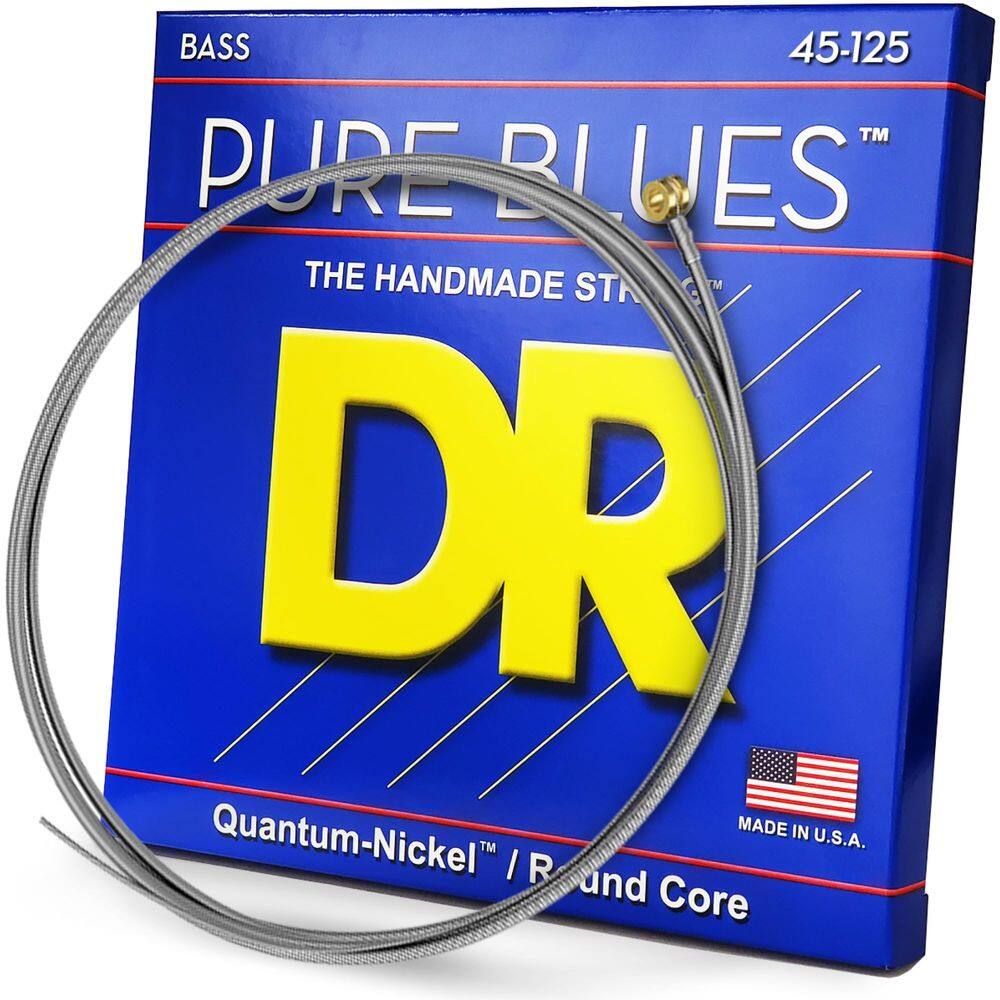 Cordas para baixo DR Strings PURE BLUES PB5-45
