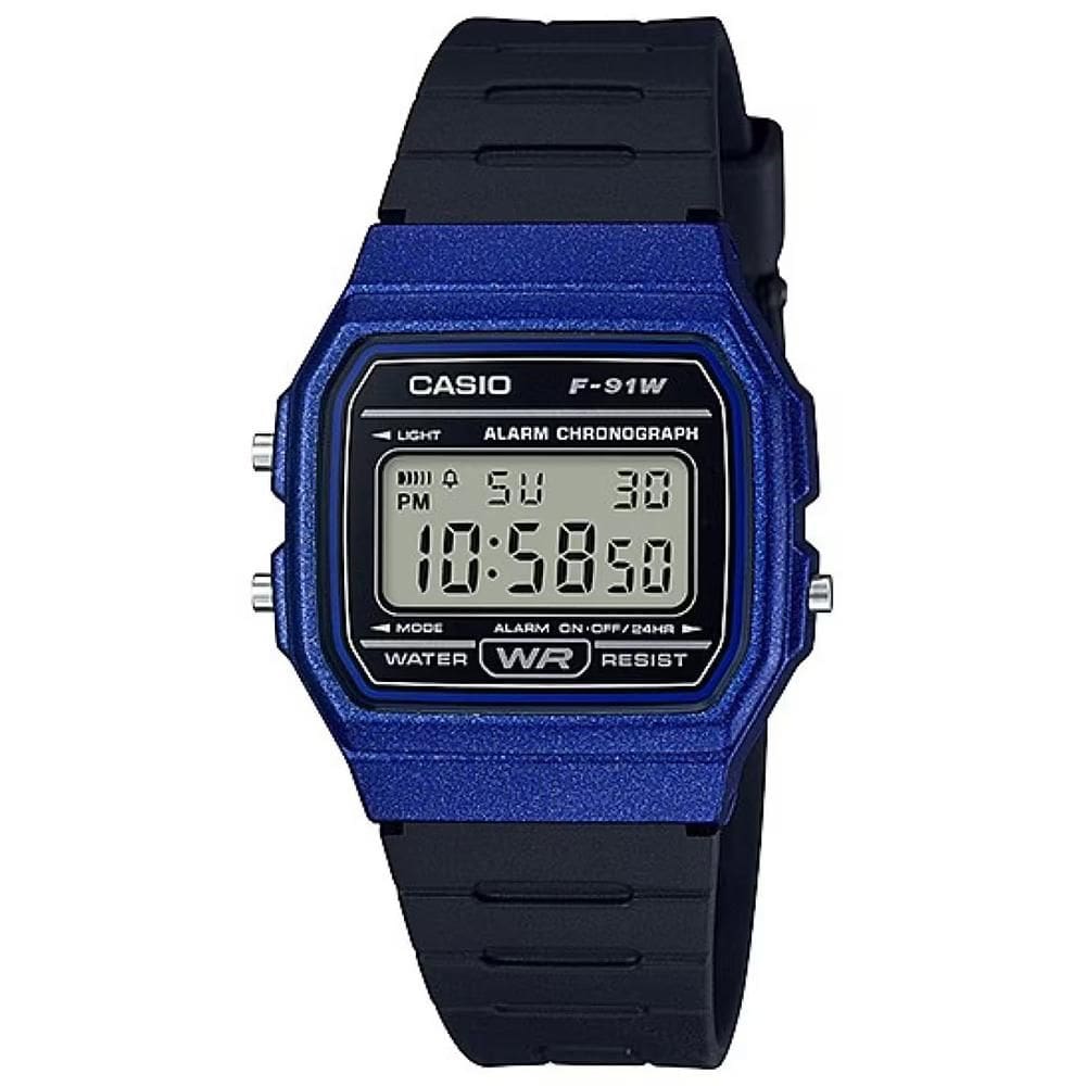 Relógio Casio Standard F-91WM-2ADF-SC Azul