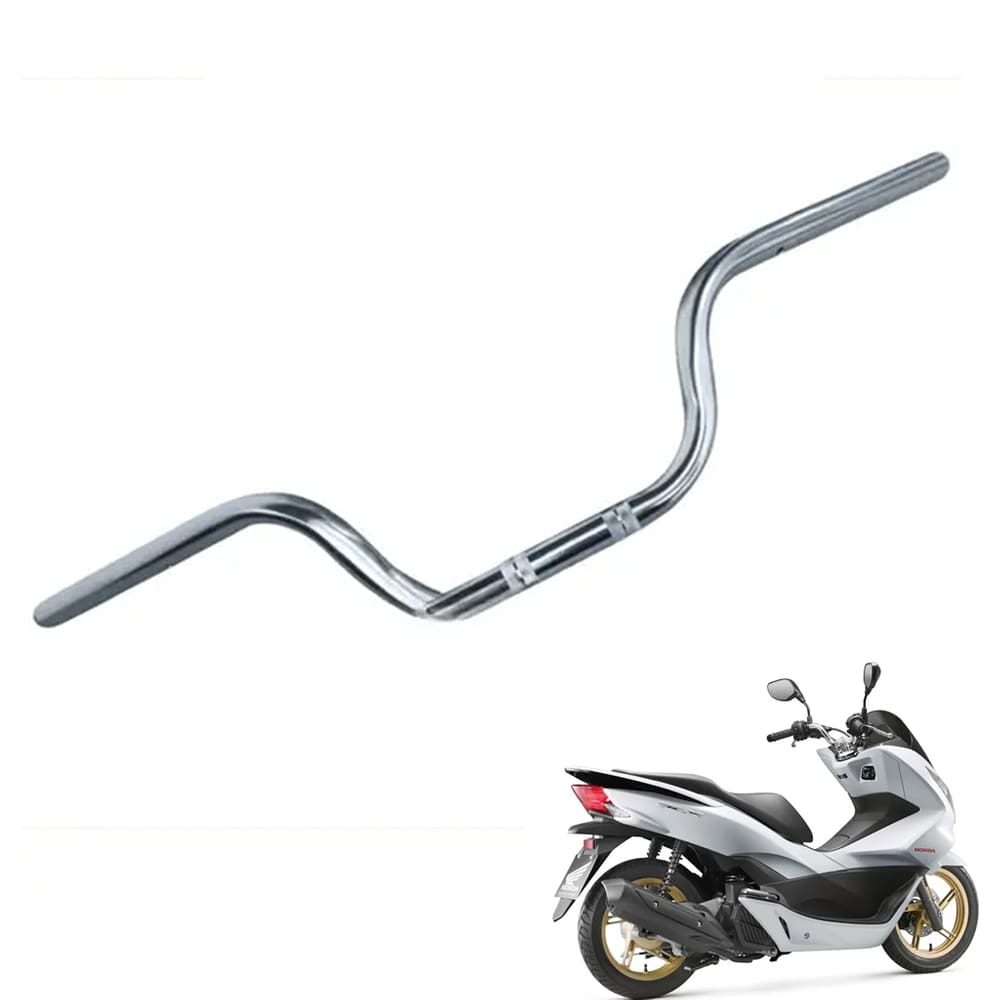 Guidão Com Entrada Peso Pcx 150 2016 à 2022 Cromado Polimet