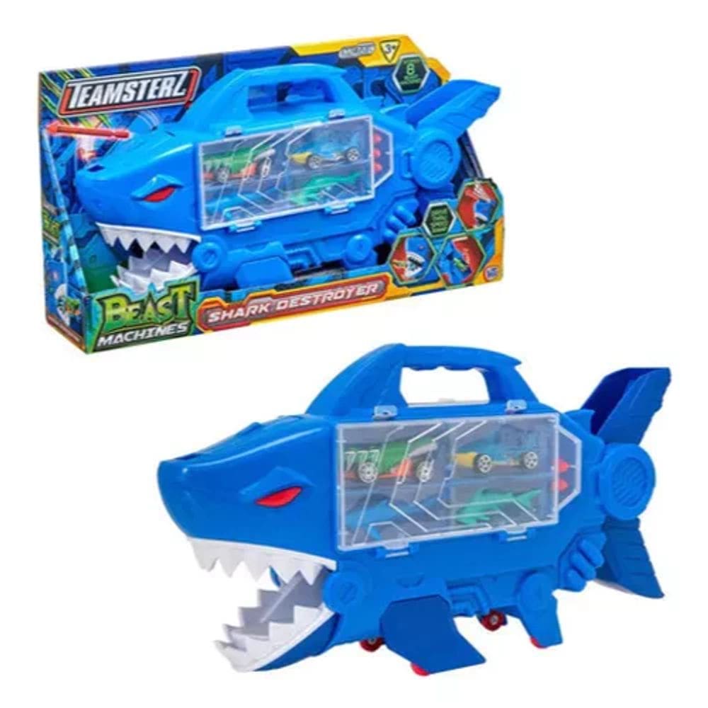 Teamsterz Lançador Destruidor De Tubarões Azul - F0171-4 Fun