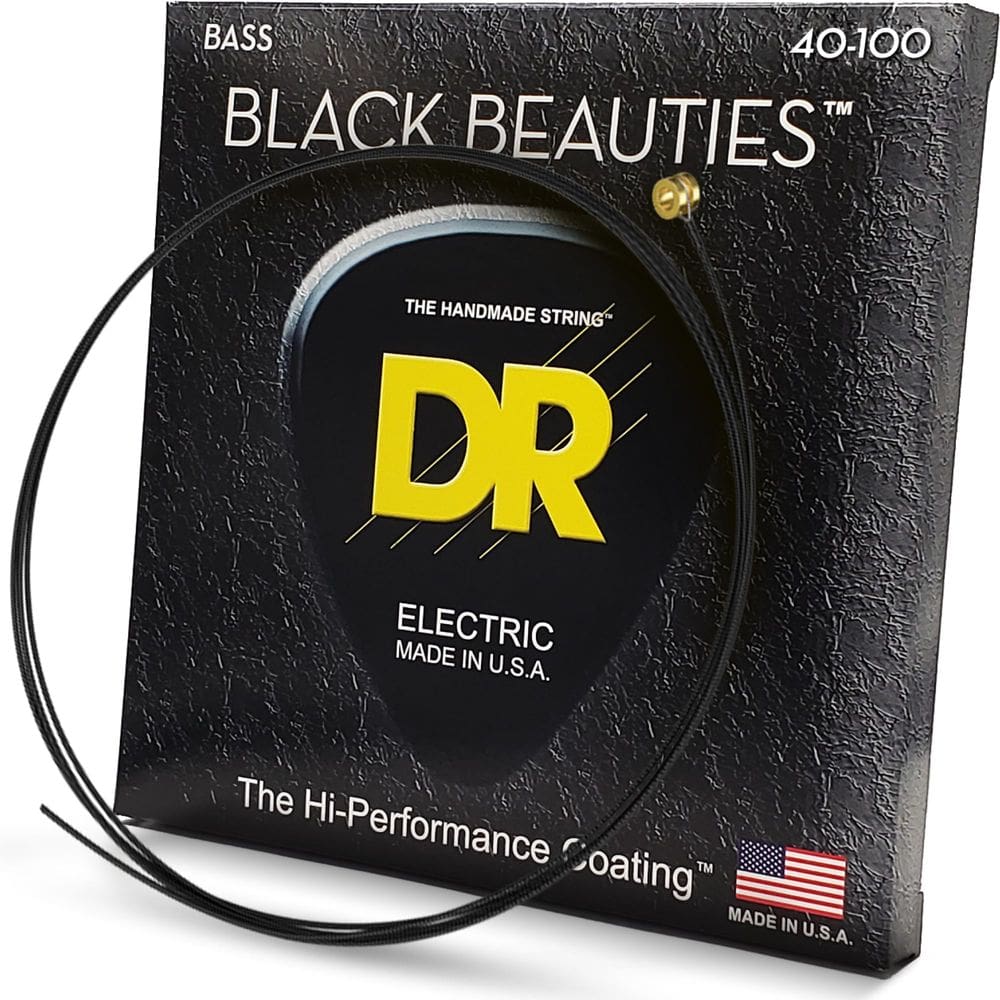 Cordas para baixo DR Strings BLACK BEAUTIES BKB-40