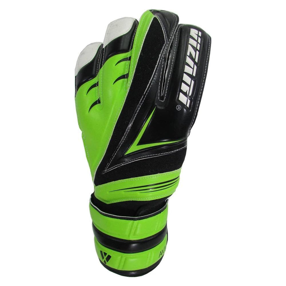 Luva Vizari Avio F.R.F preta/verde 3mm Duplatex Foam Palm