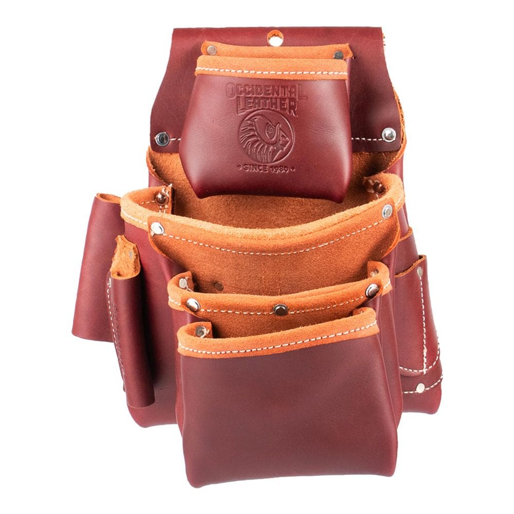 Bolsa de ferramentas Occidental Leather 4 Pouch Pro Fastener Bag Left Hand