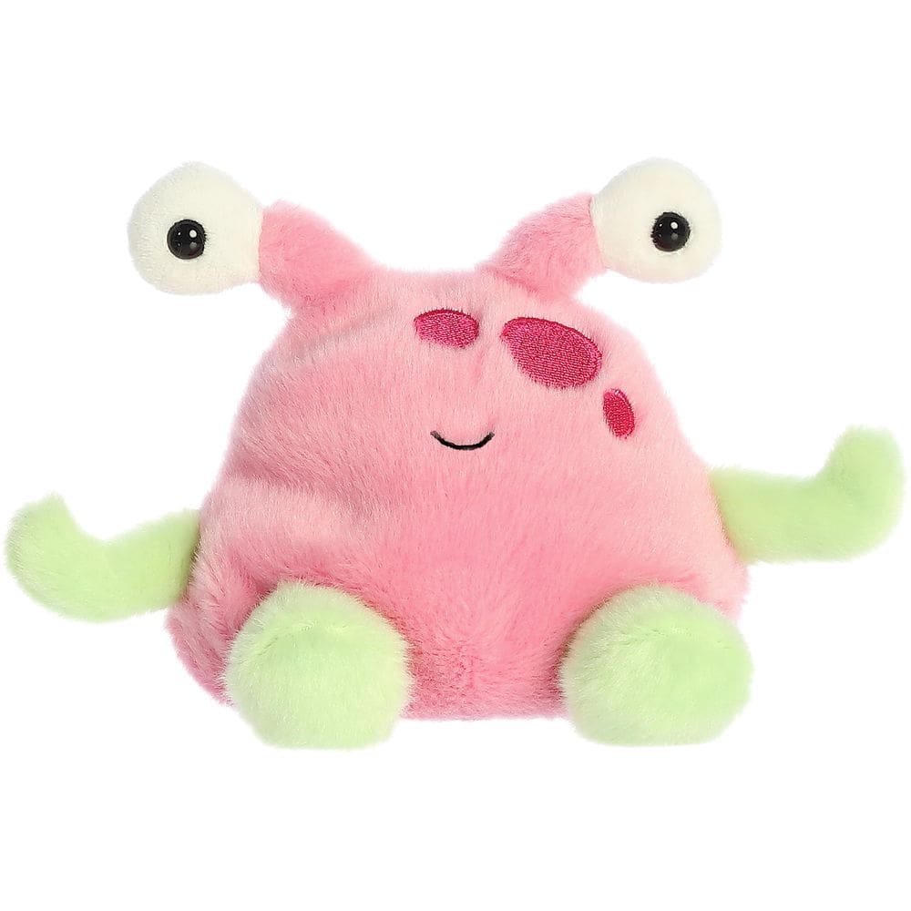 Bicho de pelúcia Aurora® Adorable Palm Pals™ Silly Alien™ Pink