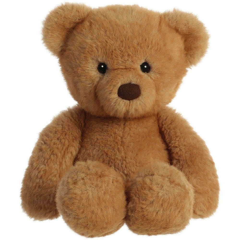 Bicho de pelúcia Aurora Snuggly Softie Bear Brown 33cm