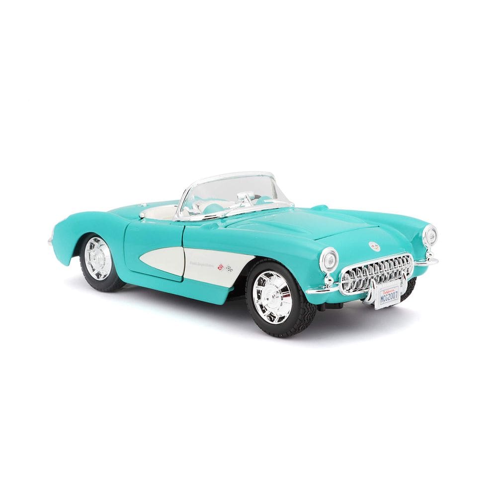 Carro fundido sob pressão Maisto 1:24 Edição especial 1957 Chevrolet Corvette