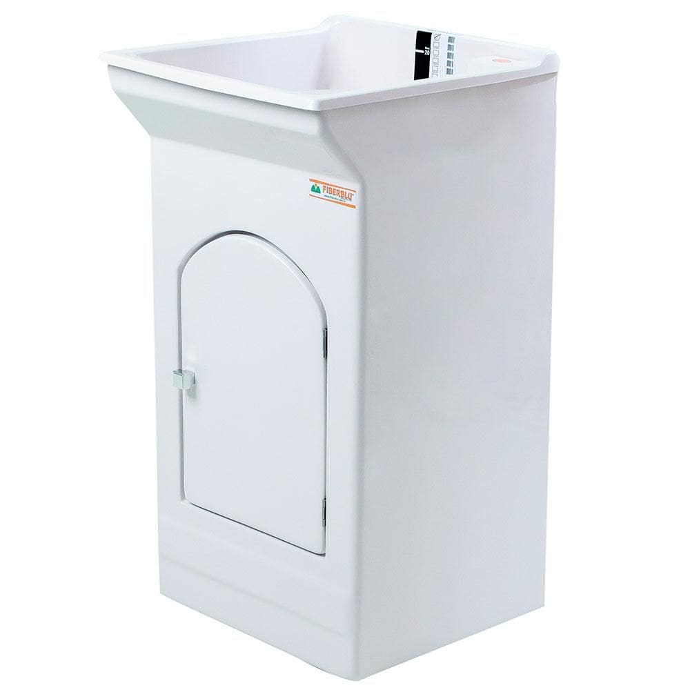 Tanque de Lavar Roupas 20 Litros Fiberblu Fibertanque, Branco
