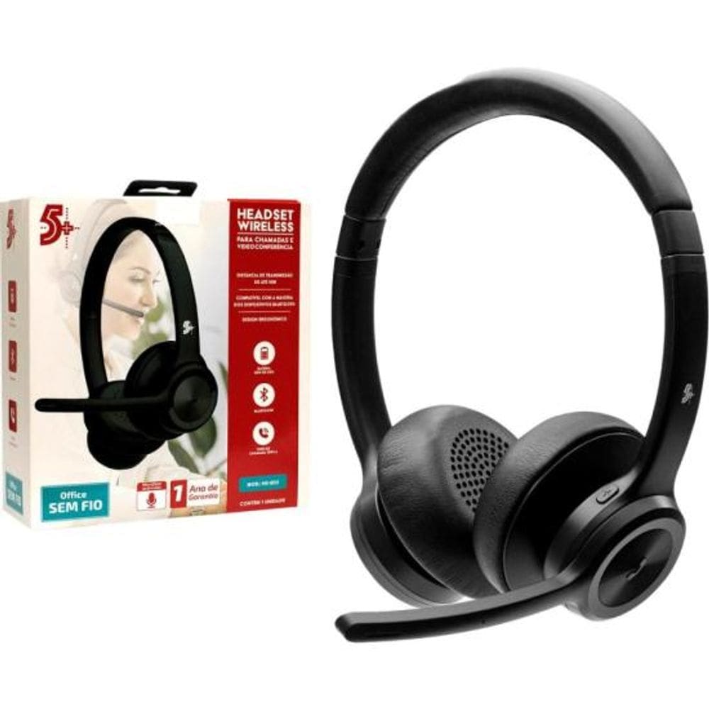 Headset Sem Fio Bluetooth HS-203 5+ bluetooth Bateria 22H