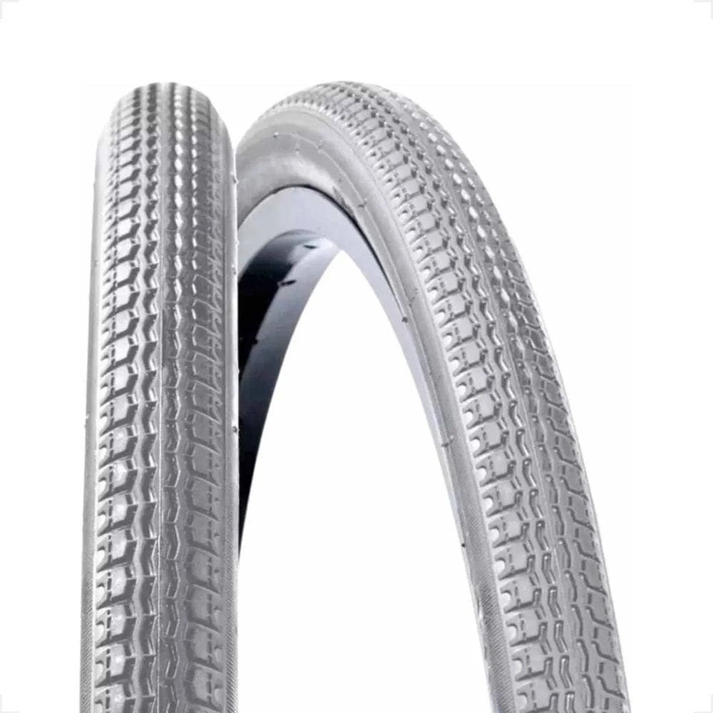 Pneu Pineu Para Cadeira de Rodas aro 24 x 1.3/8 Cinza Fino Resistente Arame Com Cravos