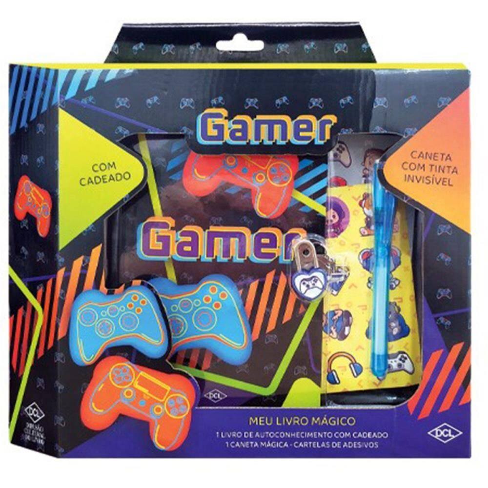 Diário Meu Livro Mágico Gamers - Dcl