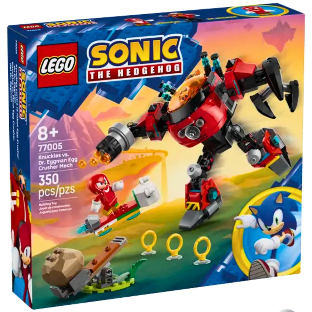 Lego Sonic the Hedgehog Knuckles vs Robô do Dr Eggman 77005