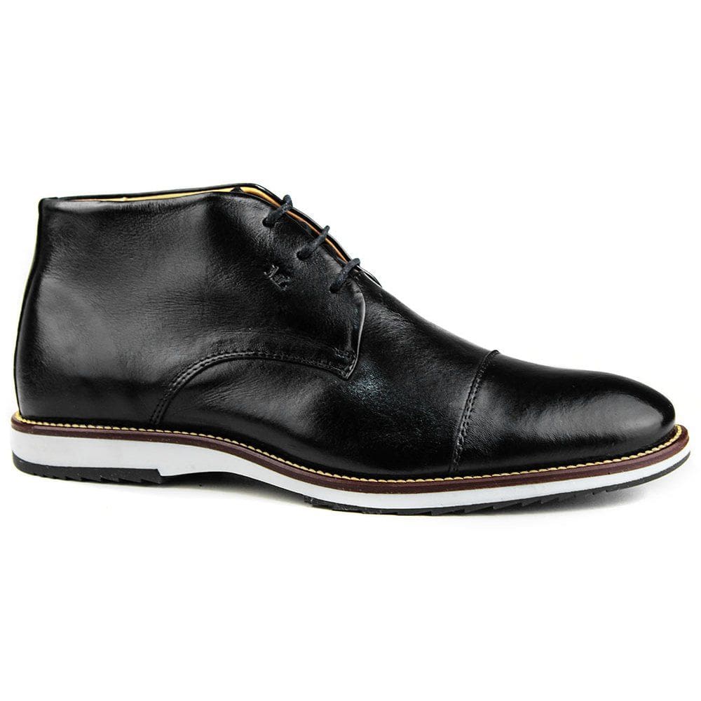 Coturno Casual Masculino Comfort Preto - MLG8007COPTO