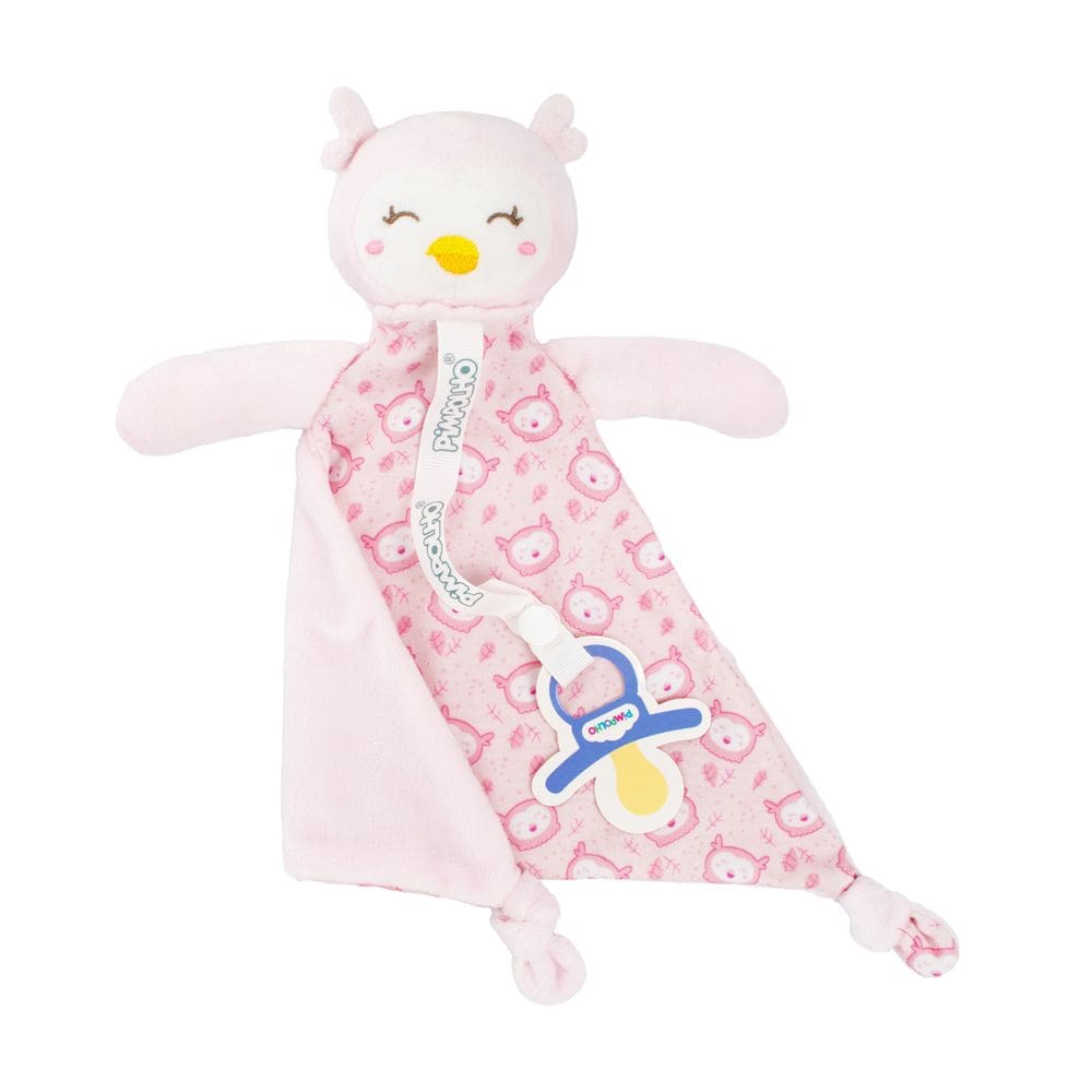 Naninha Para Bebê Menina Coruja Rosa - Pimpolho