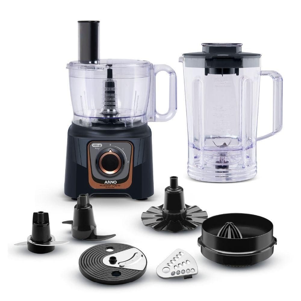 Multiprocessador Arno MP72 Preto 24 Funções 700W 110V