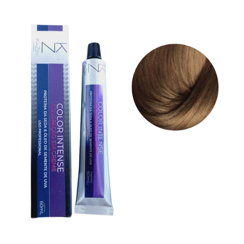 Tinta de Cabelo Louro Médio Dourado 7.3 Kaizen Coloração