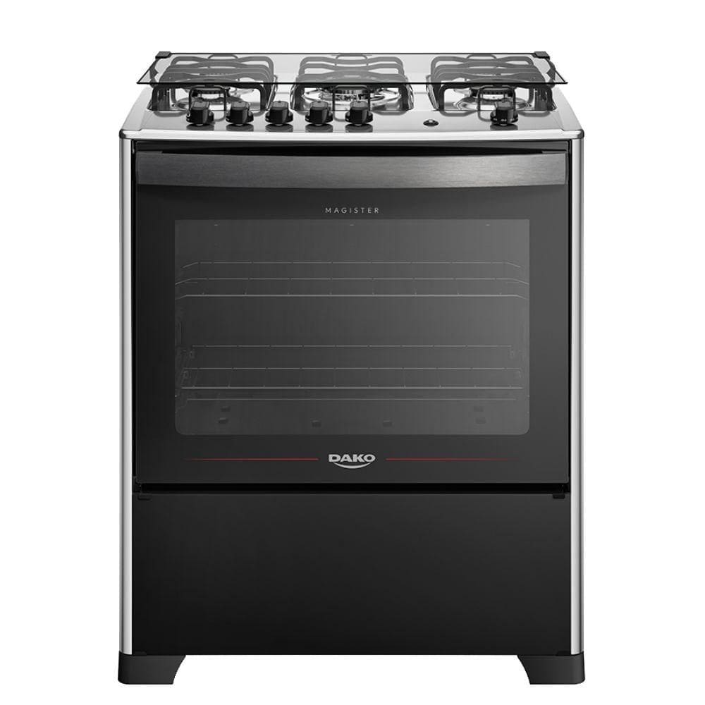 Fogão 5 Bocas Dako Automático Magister Preto