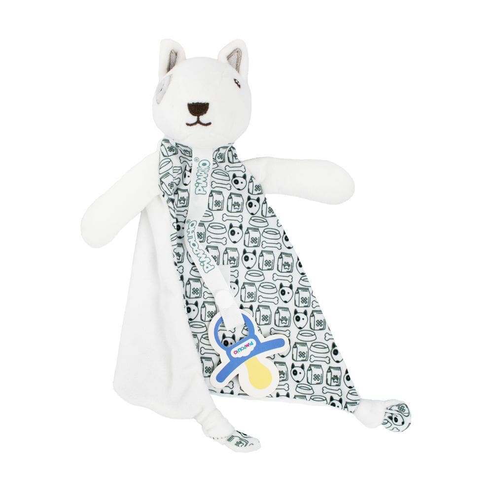 Naninha Para Bebê Unissex Cachorro Branco - Pimpolho