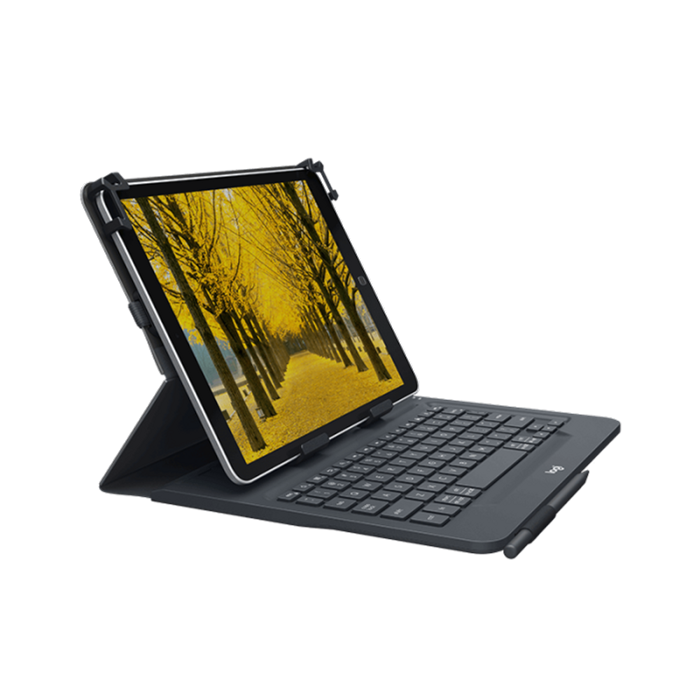 Capa Com Teclado Para Tablet Logitech Universal Keyboard Folio Preto