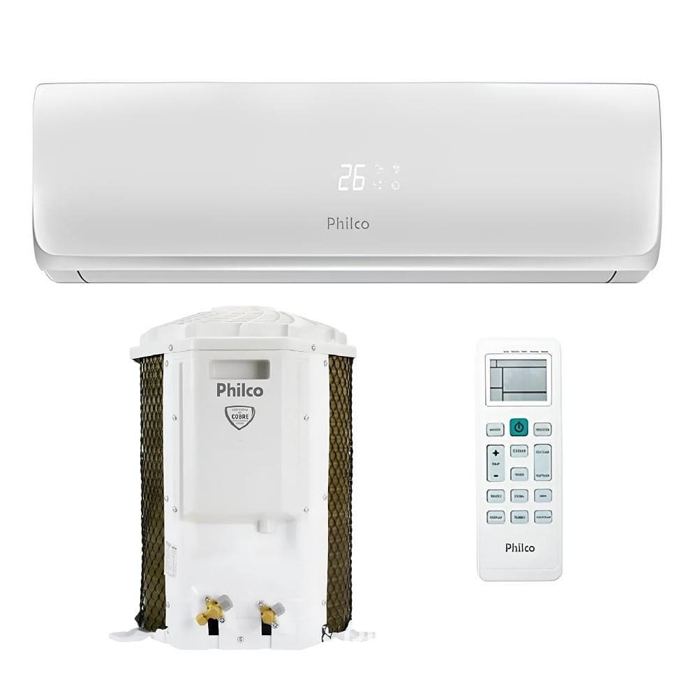 Ar Condicionado Split Philco Hi Wall 9.000 BTU/h Frio Monofásico Branco PAS9500FA1 220V