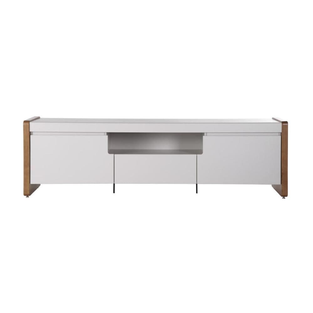 Rack Bristol 189 cm Natural com Off White Fosco