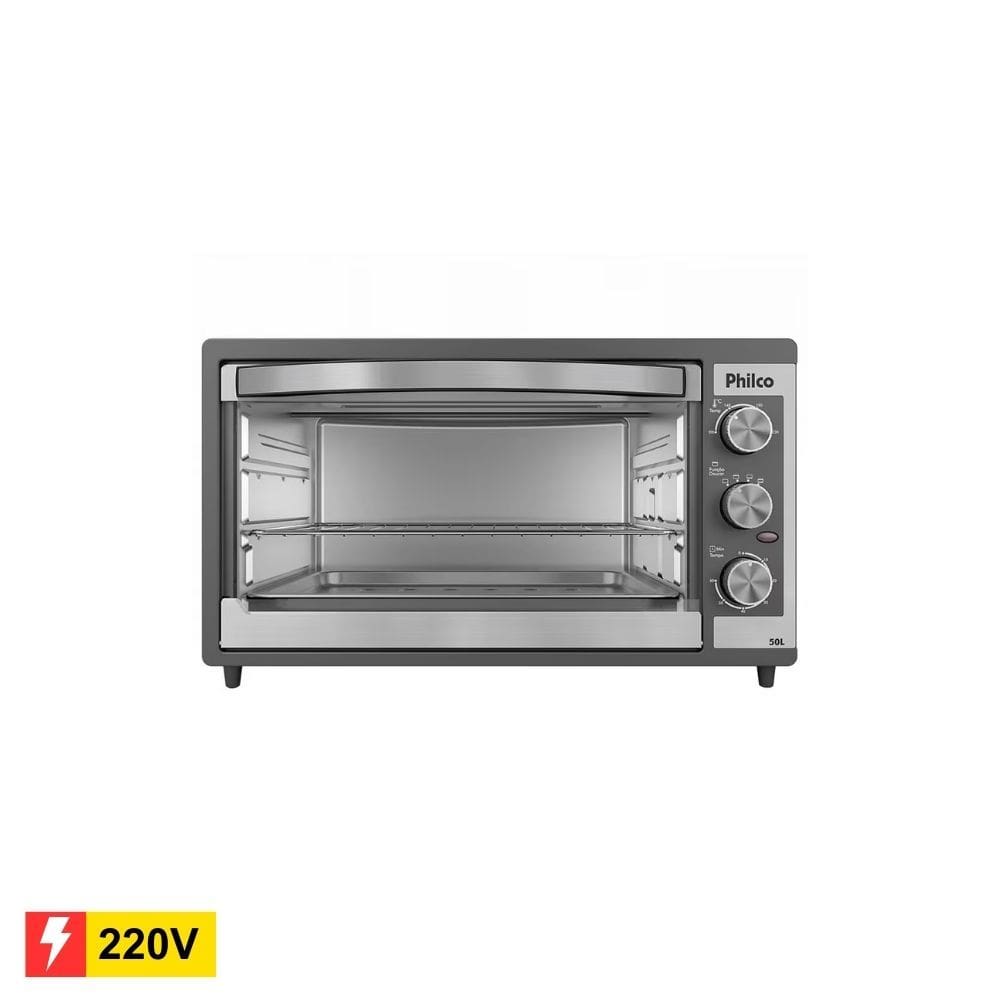 REEMBALADO: Forno Elétrico Philco PFE52P 50L Preto - 220V