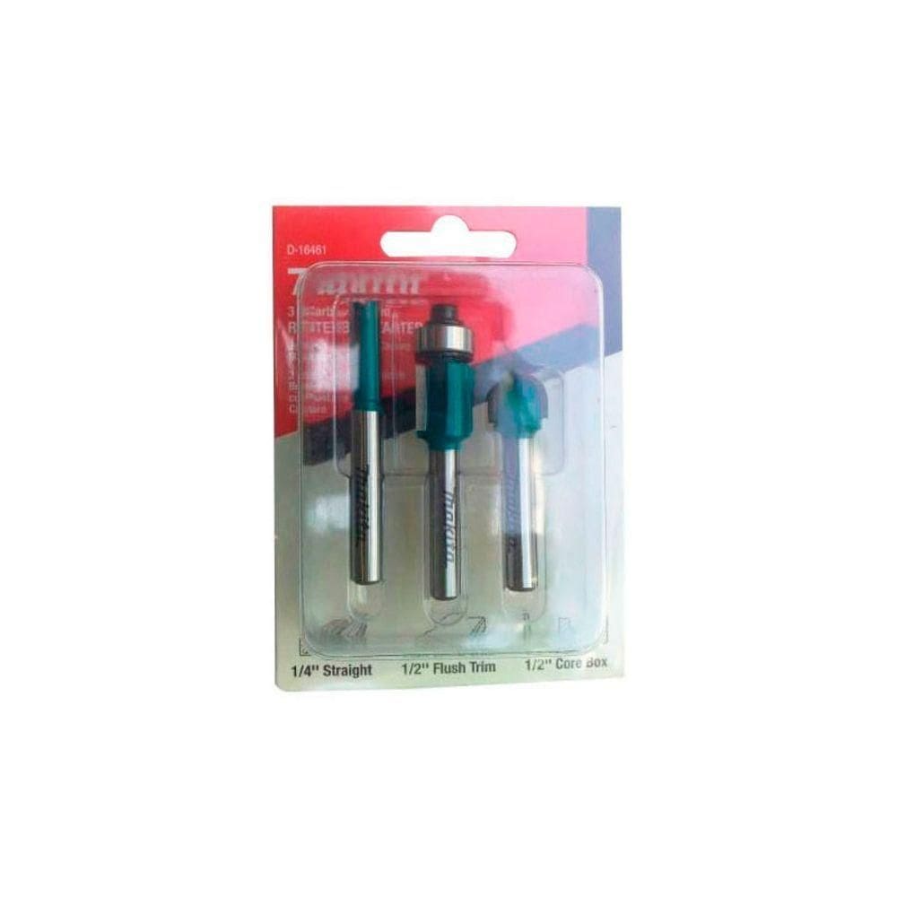 Conjunto De Fresas 3 Peças Makita