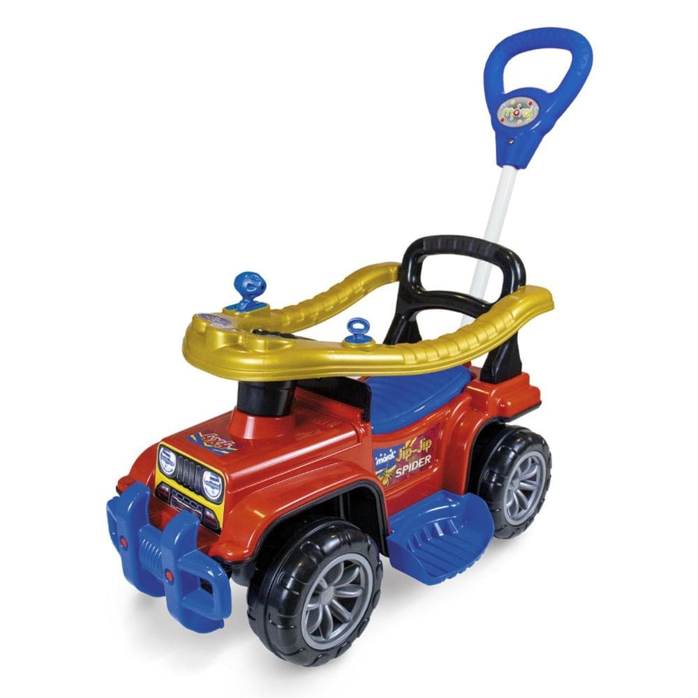 Carrinho de Passeio Infantil Jip Jip Spider com Haste Empurrador Apoio para Pés Maral