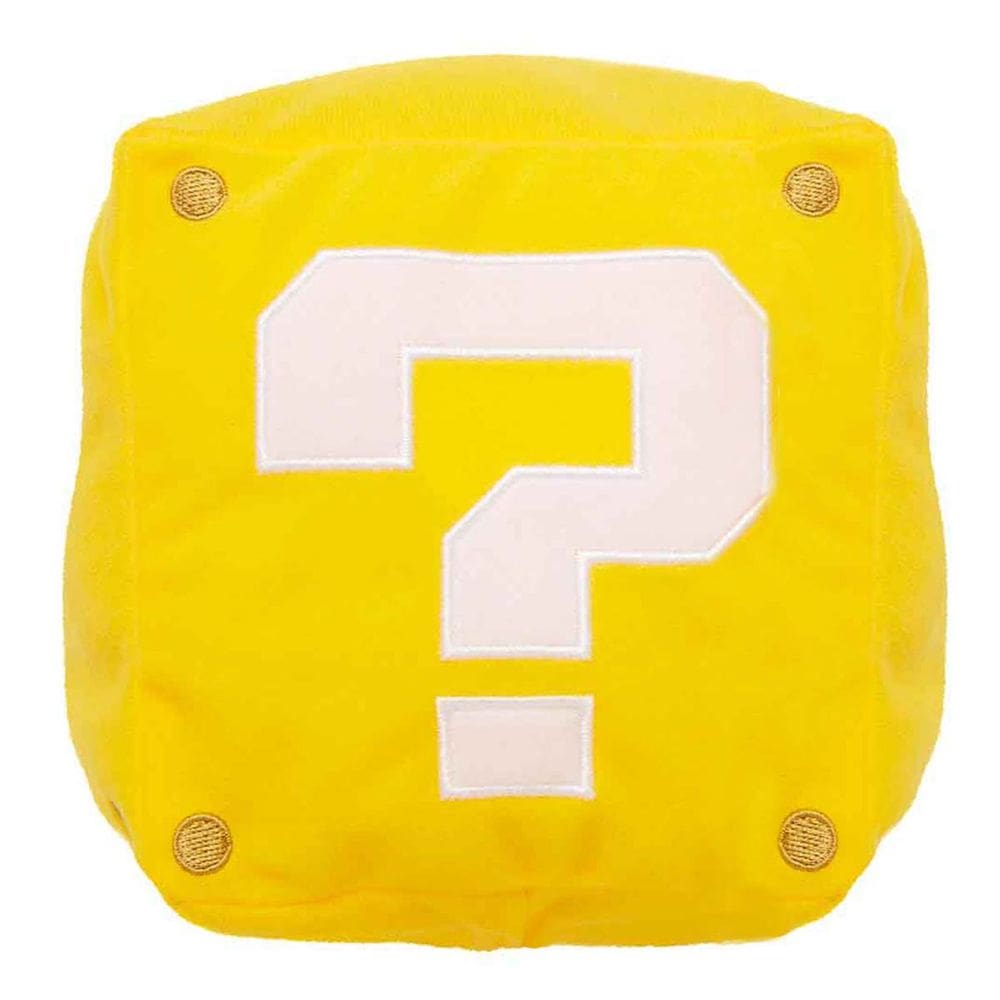 Pelúcia Bloco ”?” De 14Cm - Super Mario