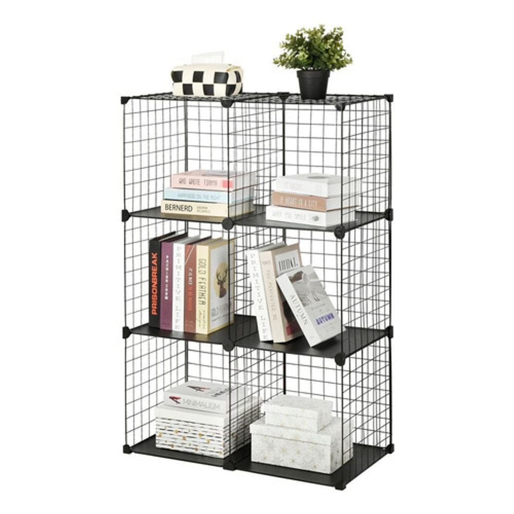 Estante Cubic Organizadora Em Aco 6 Nichos 107x36x71cm