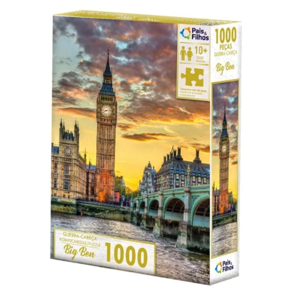 Quebra-Cabeça Big Ben 1000 Pçs - Pais & Filhos
