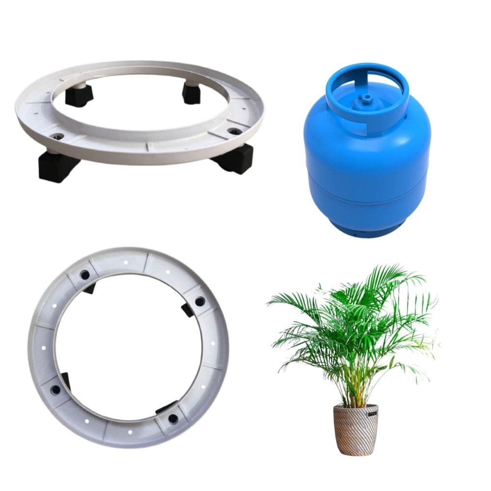 Suporte para Botijão de Gás Reforçado com Rodinhas
