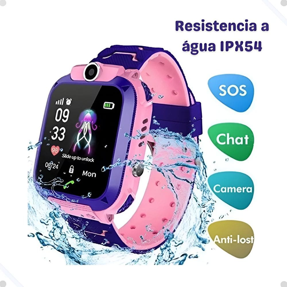 Smartwatch Infantil Howear GPS Rastreador Chip 2G e Câmera