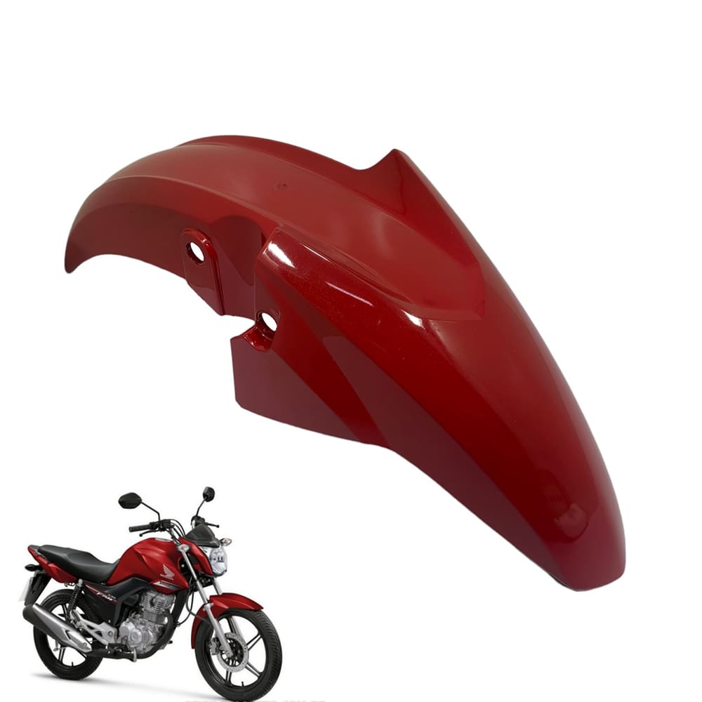 Paralama Dianteiro CG Fan 160 2017 à 2018 Vermelho Melc