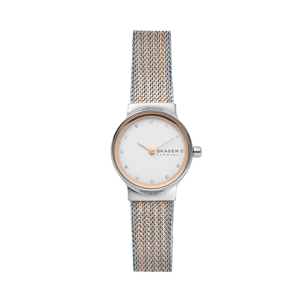 Relógio Skagen Freja Lille SKW2699 prateado/ouro rosa para mulheres