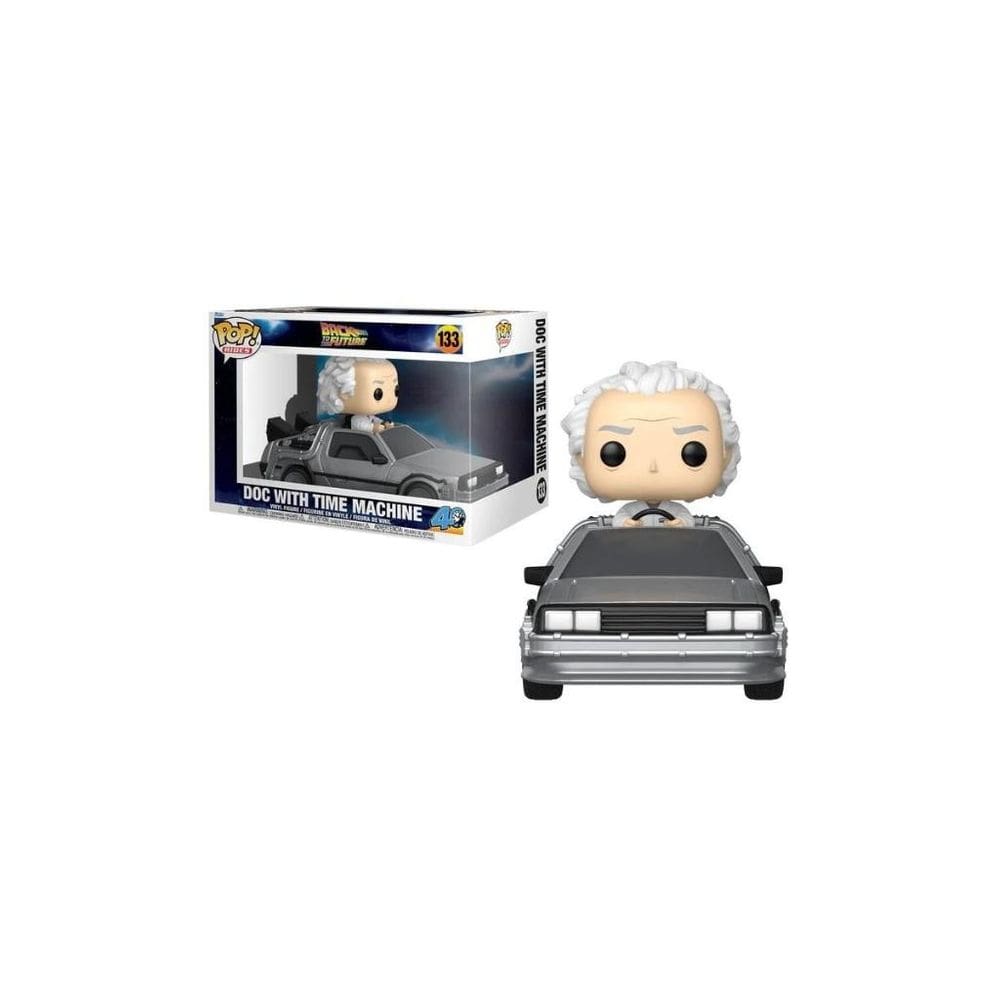 Funko Pop Back To The Future Rides Doc With Time Machine 133