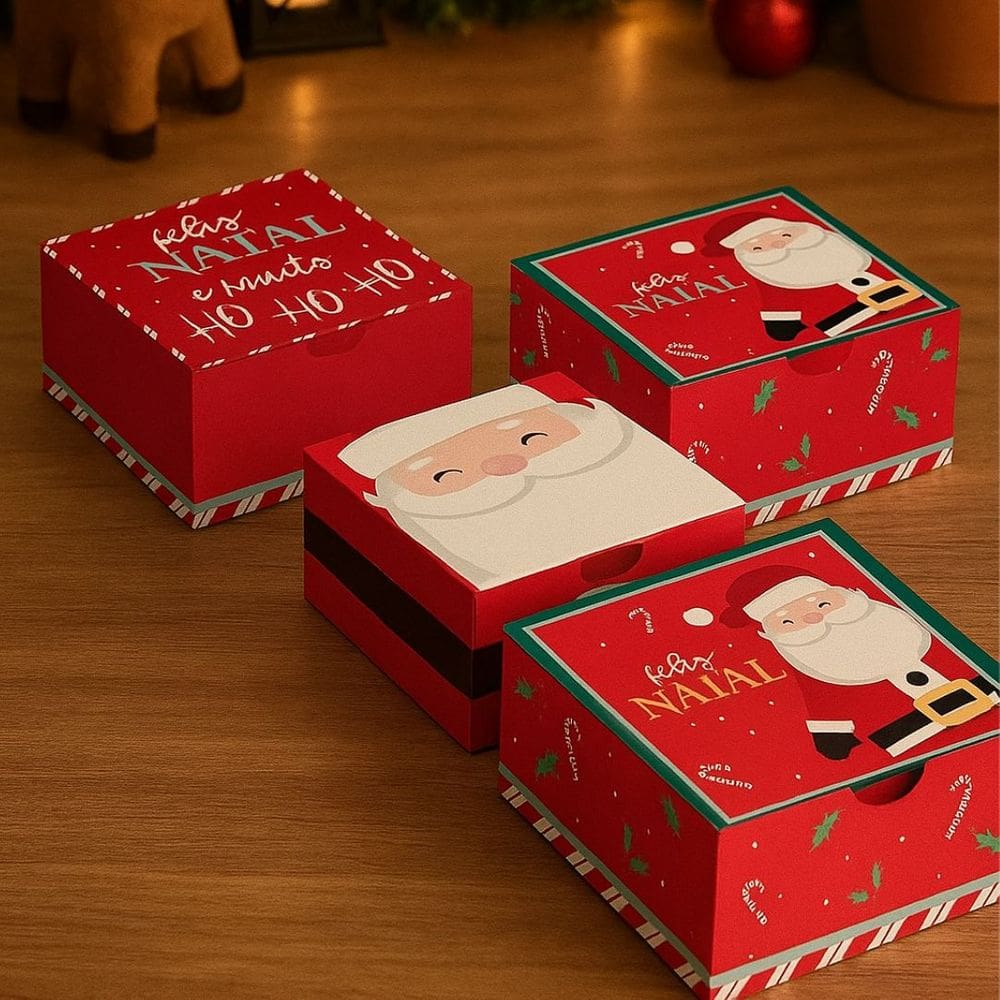 Caixa Diversas 6 Doces Nicolau 8x3,5x12cm Cromus c/10 un