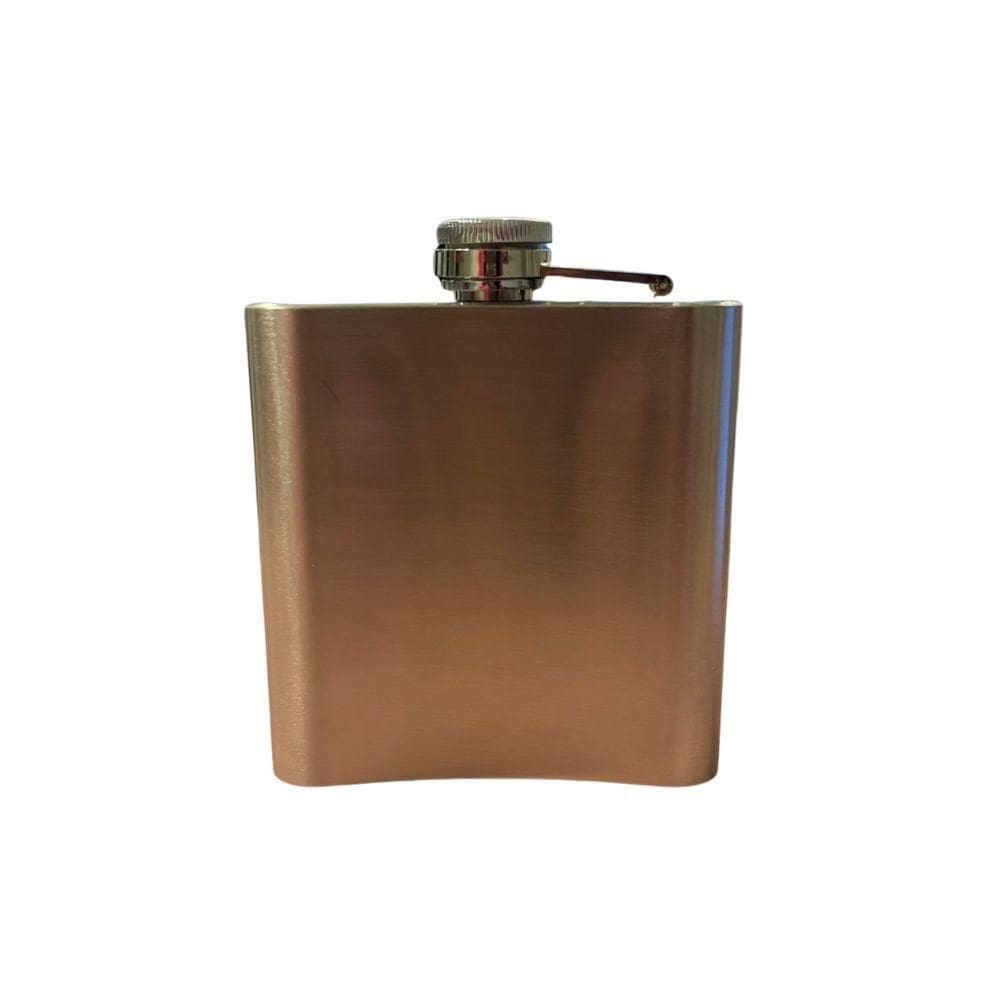 Cantil Whiskeira De Bolso Em Aço Inox 6 Oz Porta Bebidas 180ml