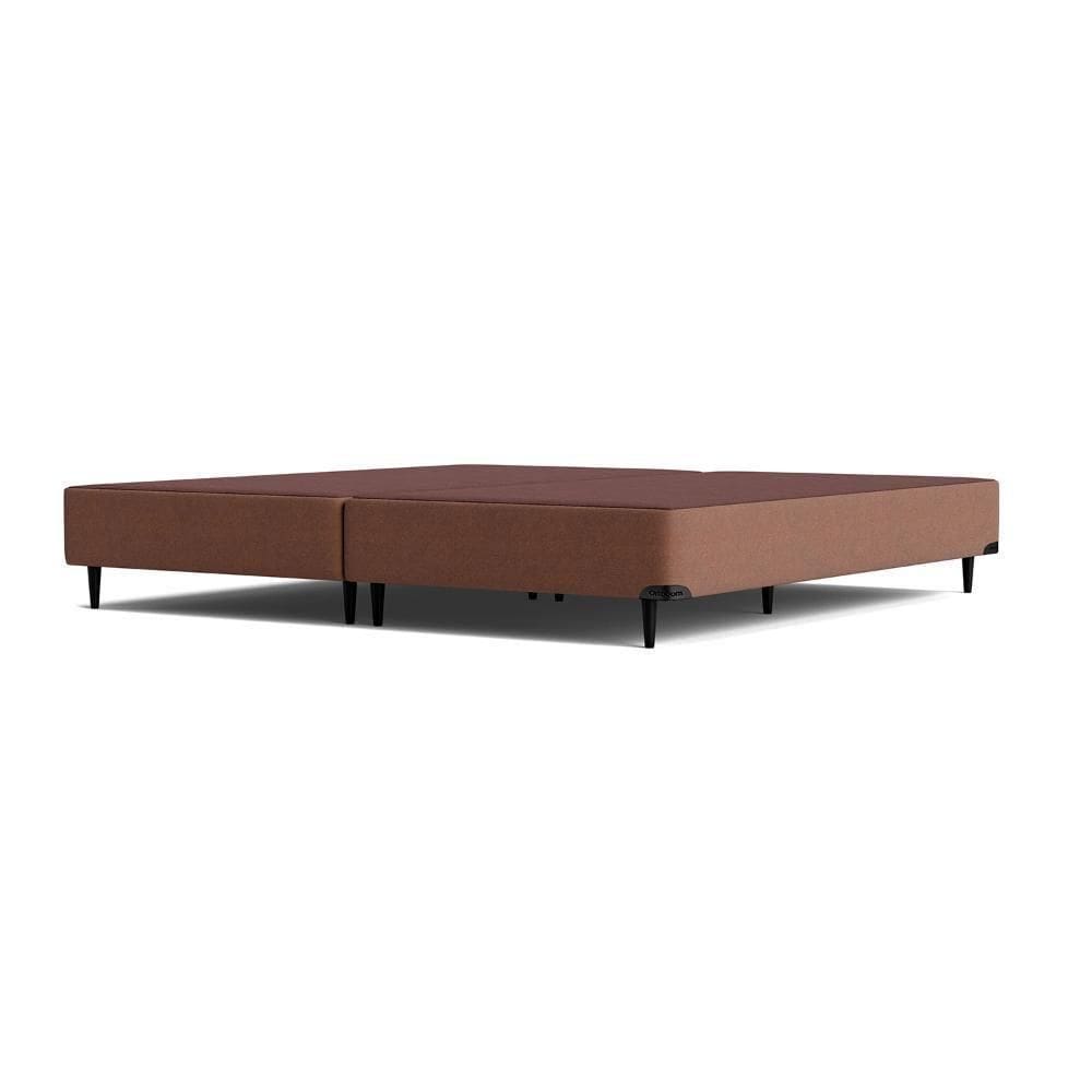Base Sommier Camurça Bege Queen (158x198x23) - Ortobom