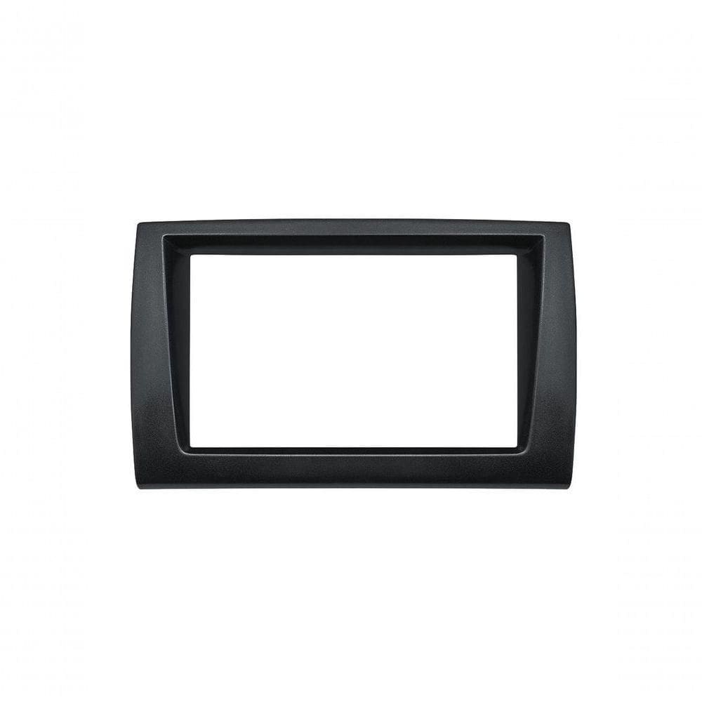 Contra Frente Plastica Permak Fiat Bravo 2 Din Preta