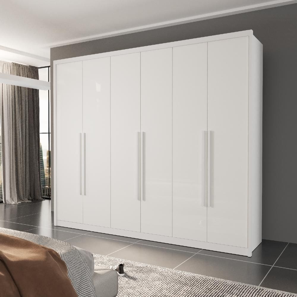 Guarda Roupa Casal Luca 6 Portas 6 Gavetas Bom Pastor