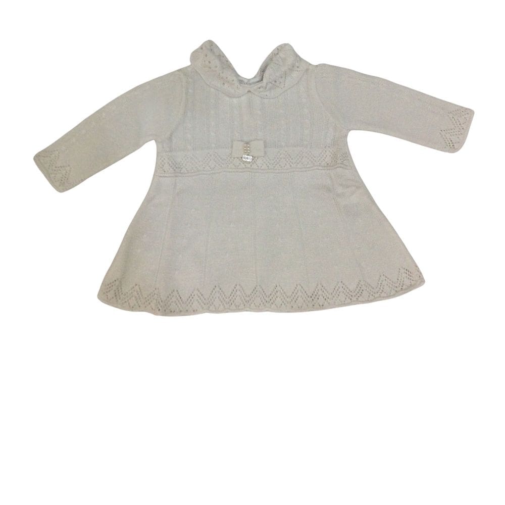 Vestido infantil linha Noruega branco